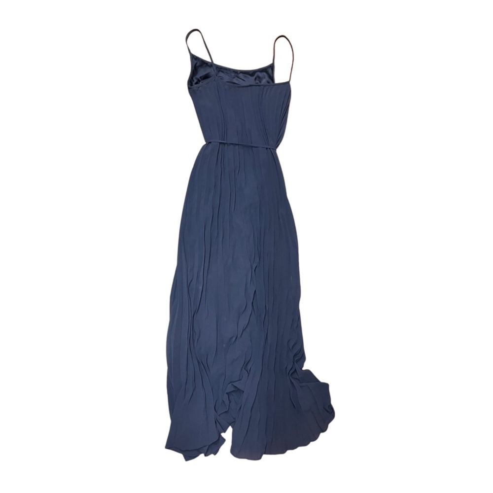 H&M Ankle Length Navy Pleated Dress - Picture 8 of 9